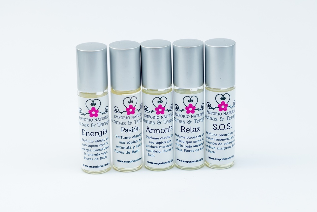 Roll On Aromaterapia y Flores de Bach 10ml