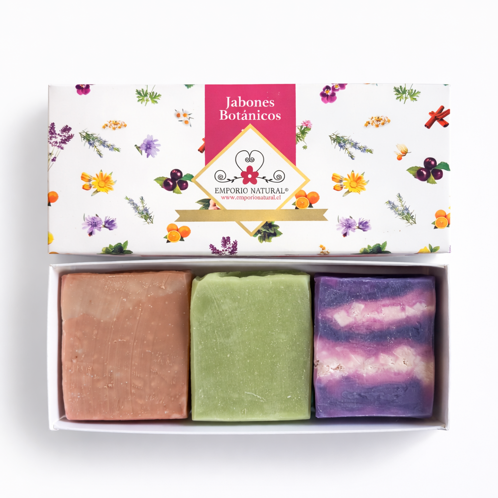 Caja 3 Jabones Botánicos