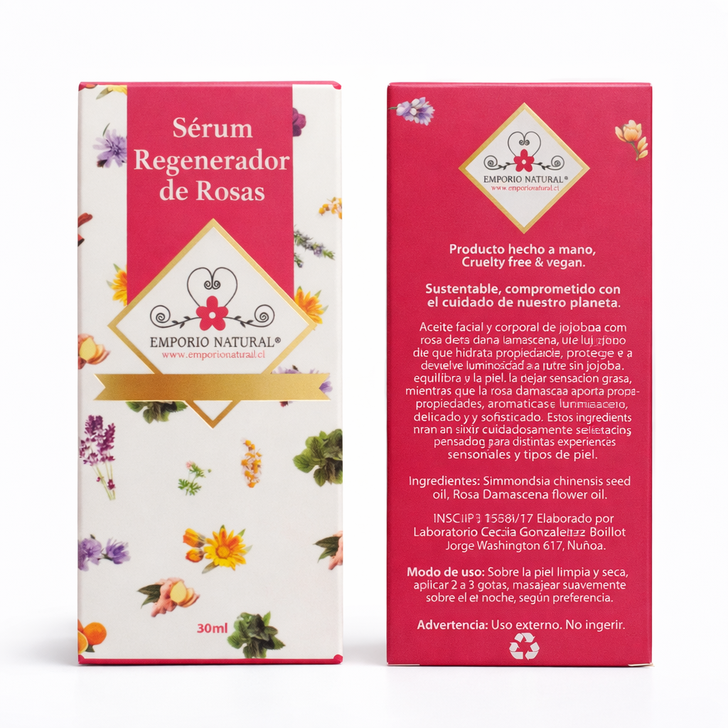Sérum Regenerador de Rosas 30 ml.