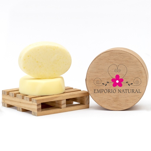 Pack Shampoo y Acondicionador Sólido en Caja de Madera