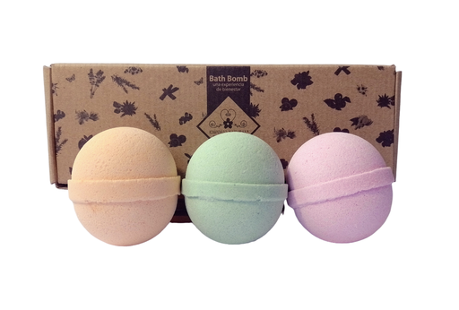 Bombas De Baño Efervescentes Caja 3 Unid. 160 Gr C/u
