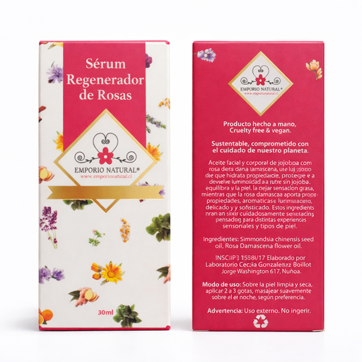 Sérum Regenerador de Rosas 30 ml.